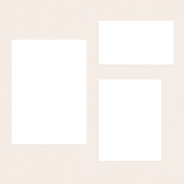 Faire-part de mariage Faire-part de mariage Libre Création Mariage, 3 cartes, ruban pas cher