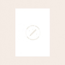 Faire-part de mariage Faire-part de mariage Libre Création Mariage, 3 cartes, ruban