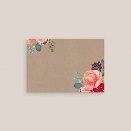 Marque-place mariage Joie fleurie gratuit