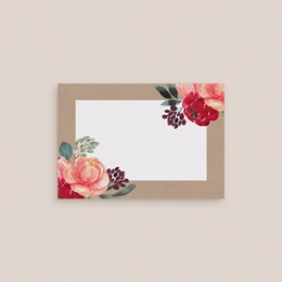 Marque-place mariage Joie fleurie