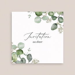 Carte d'invitation mariage Alliance Végétale gratuit