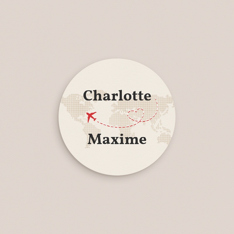 Etiquette enveloppes mariage Airloves pas cher