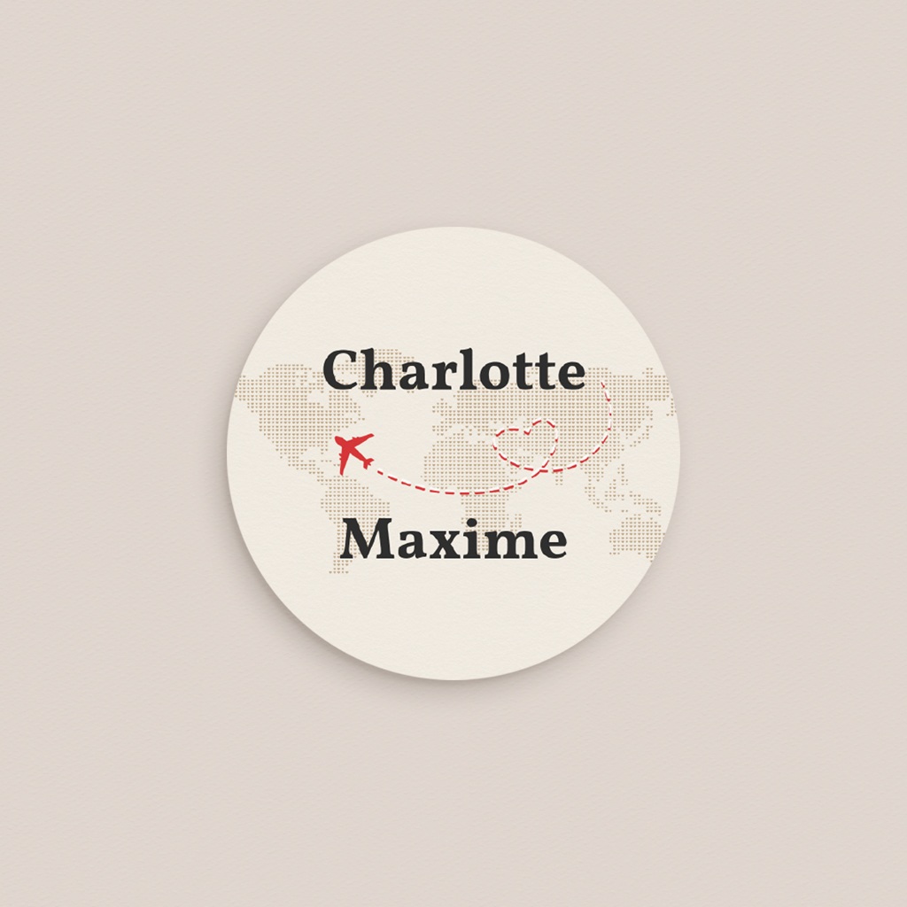 Etiquette enveloppes mariage Airloves pas cher