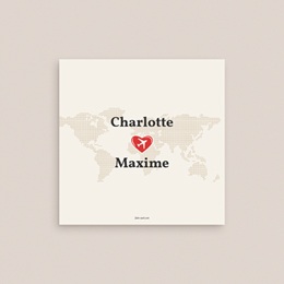 Carton réponse mariage Airloves pas cher