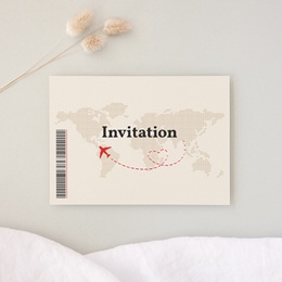 Carte d'invitation mariage Airloves