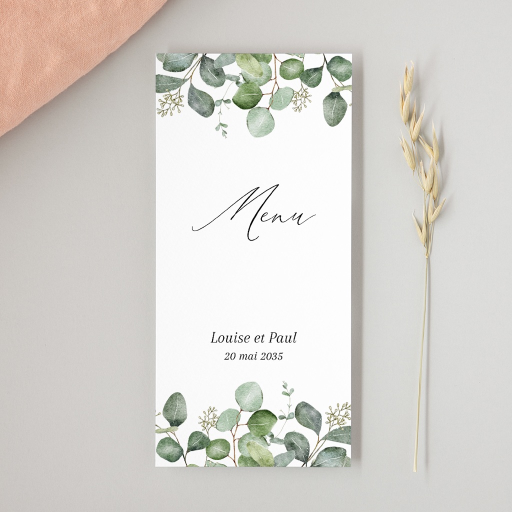 Menu mariage Alliance Végétale