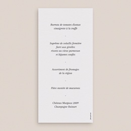 Menu mariage Alliance Végétale pas cher