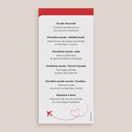 Menu mariage Airloves pas cher