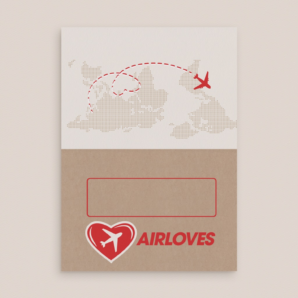 Marque-place mariage Airloves pas cher