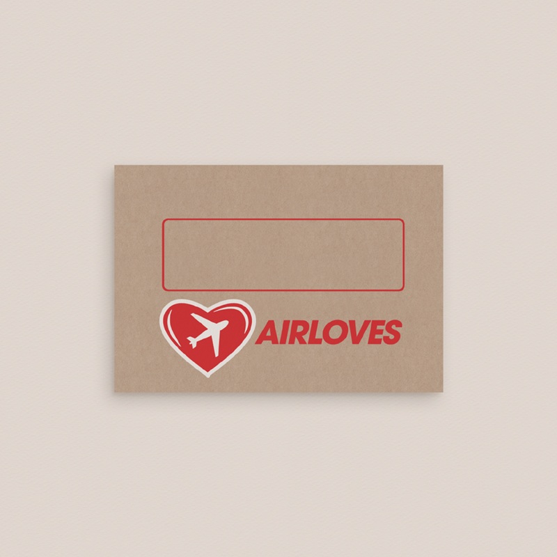 Marque-place mariage Airloves