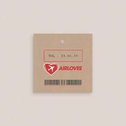 Etiquettes cadeaux mariage Airloves pas cher