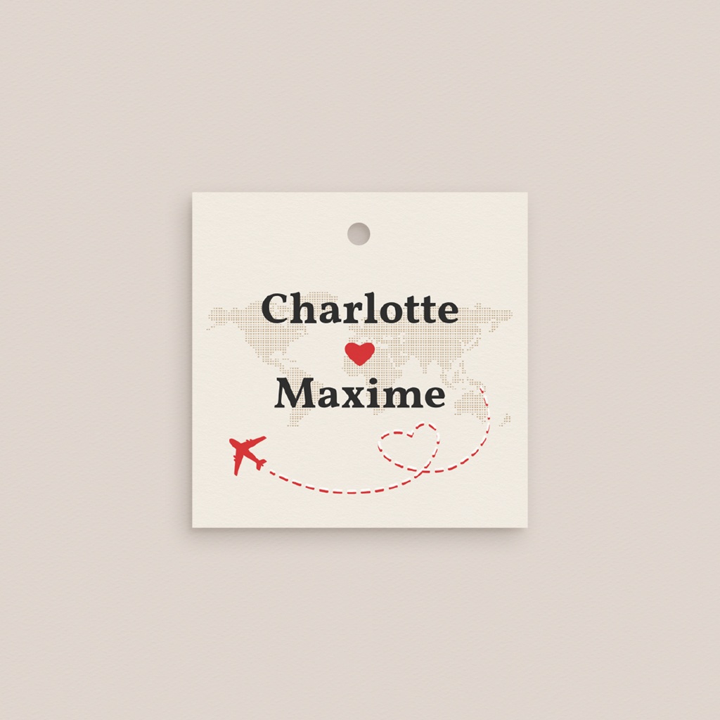 Etiquettes cadeaux mariage Airloves gratuit