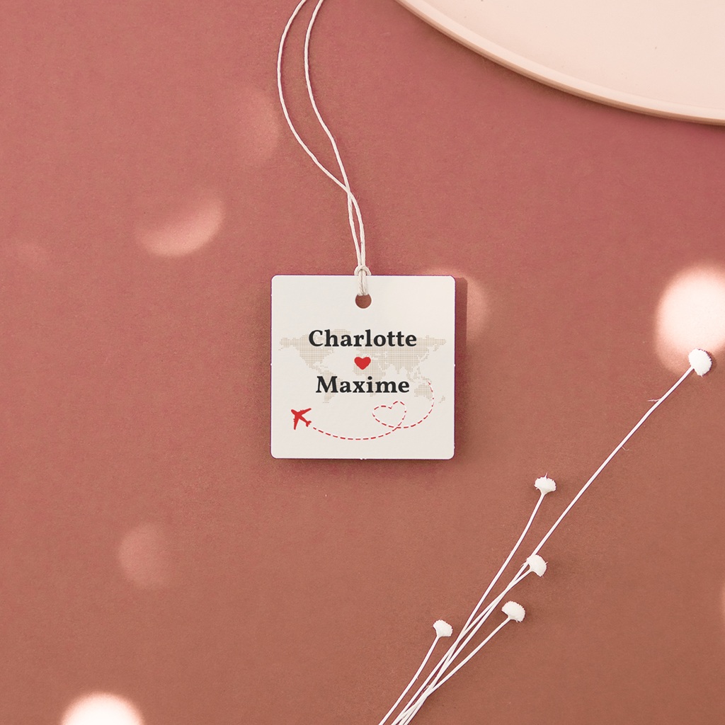 Etiquettes cadeaux mariage Airloves