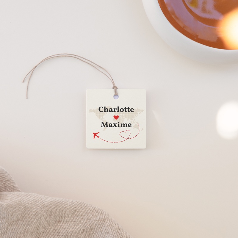 Etiquettes cadeaux mariage Airloves