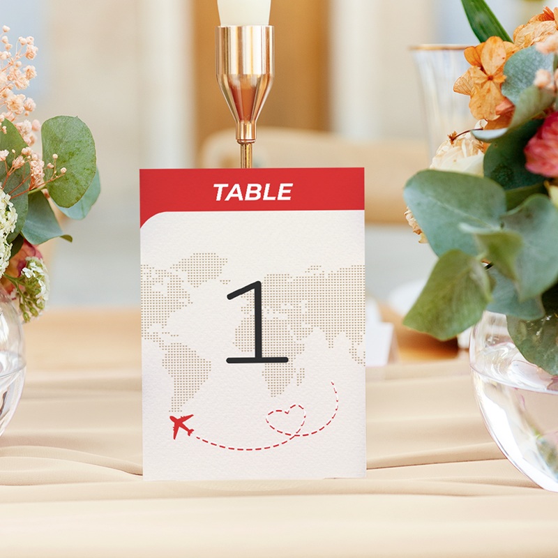 Marque table mariage Airloves