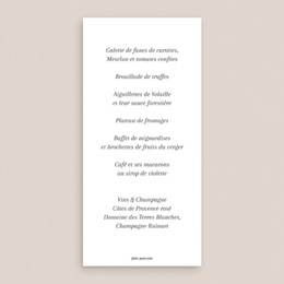 Menu mariage Élégance Dorée pas cher
