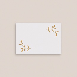 Marque-place mariage Élégance Dorée