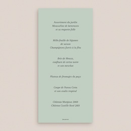 Menu mariage Rameaux d’Amour pas cher