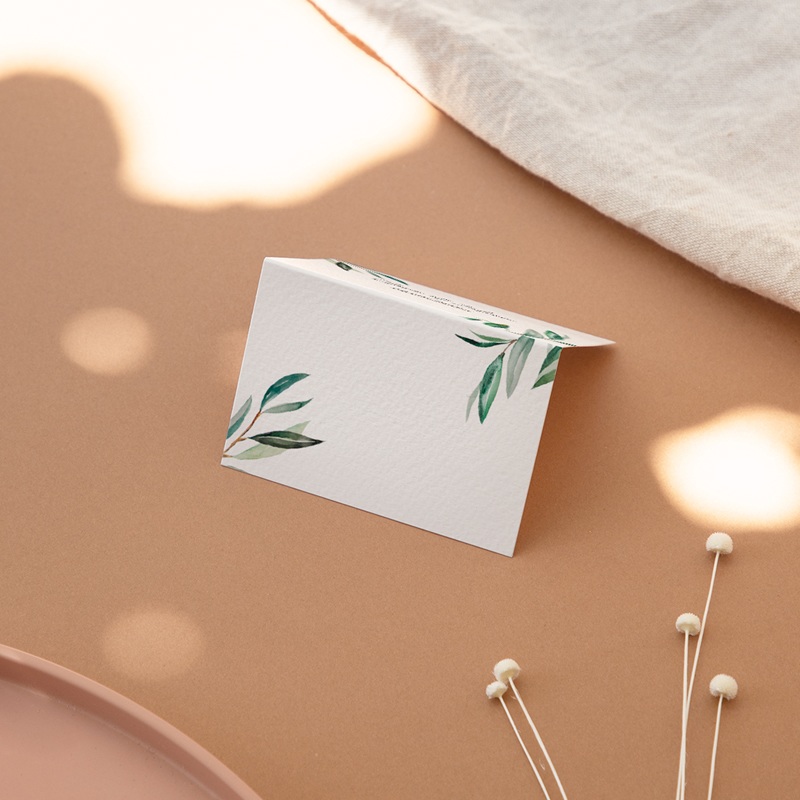 Marque-place mariage Rameaux d’Amour