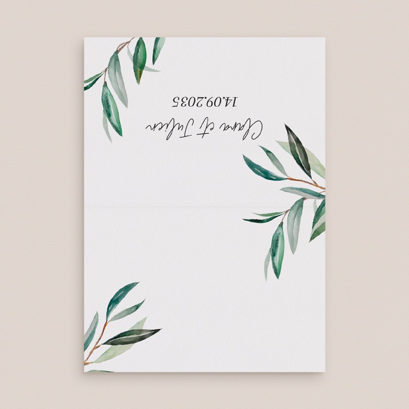 Marque-place mariage Rameaux d’Amour pas cher