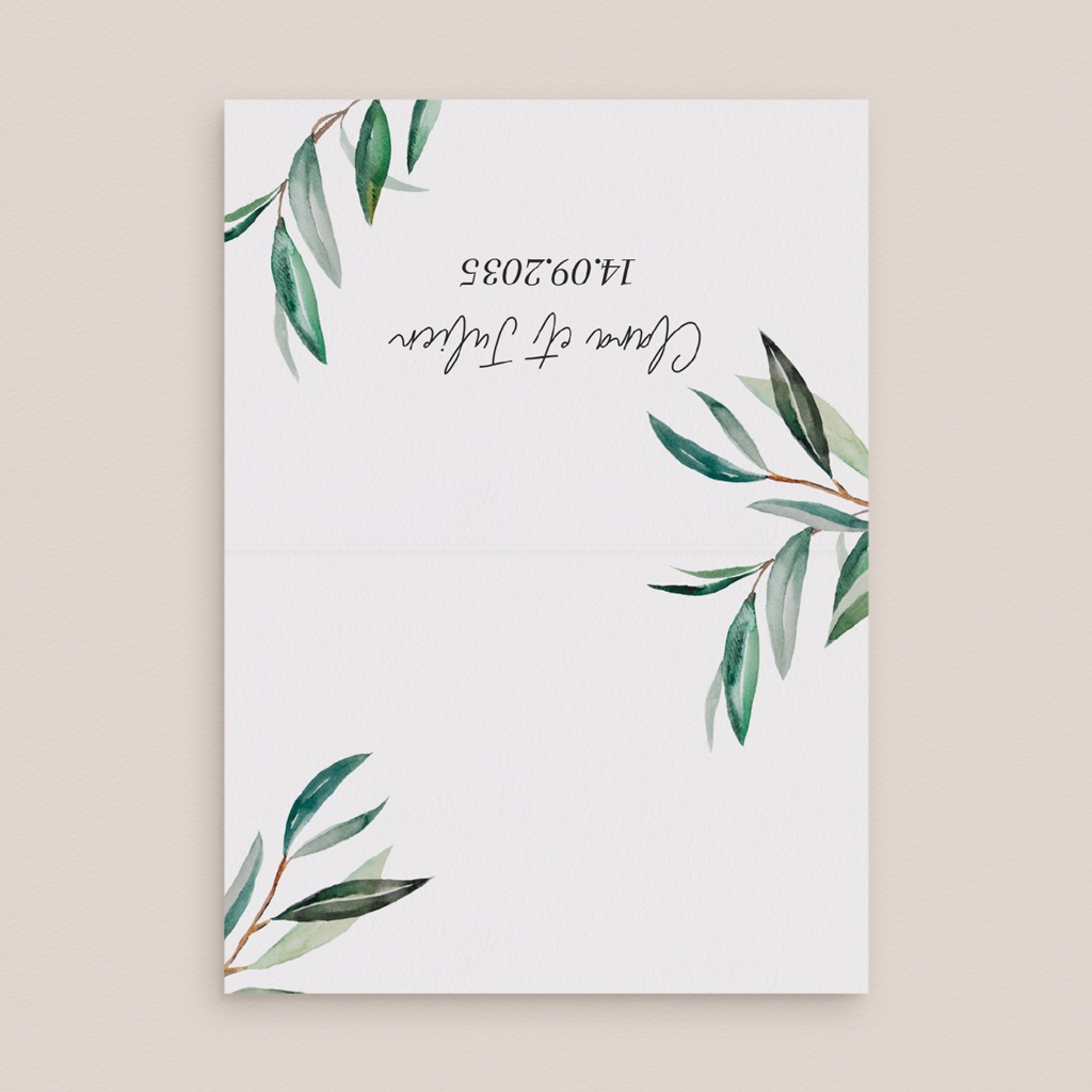 Marque-place mariage Rameaux d’Amour pas cher