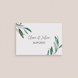 Marque-place mariage Rameaux d’Amour gratuit