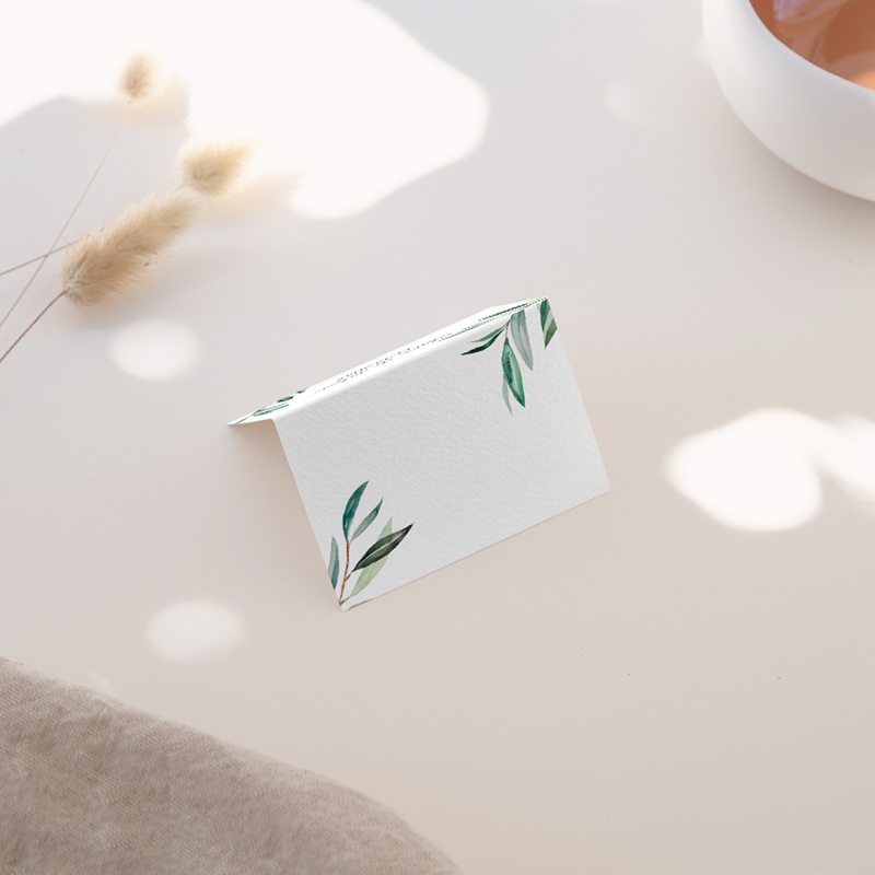 Marque-place mariage Rameaux d’Amour