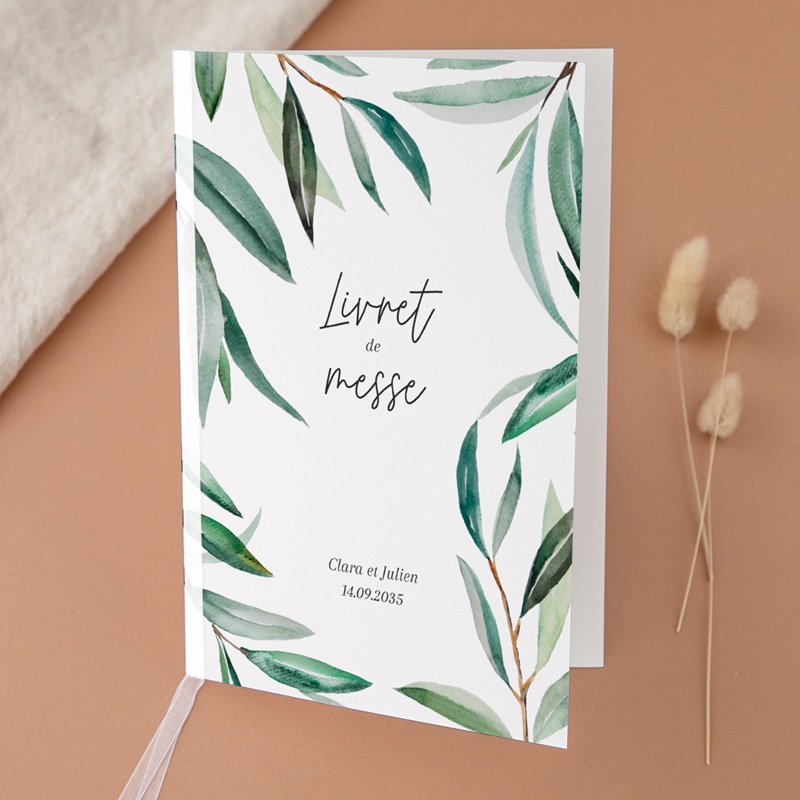 Livret de messe mariage Rameaux d’Amour