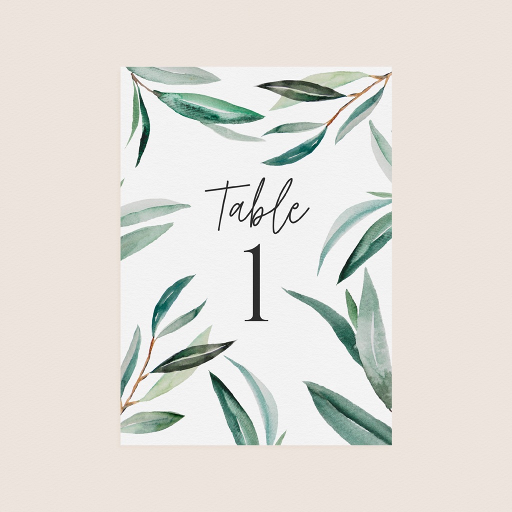 Marque table mariage Rameaux d’Amour pas cher