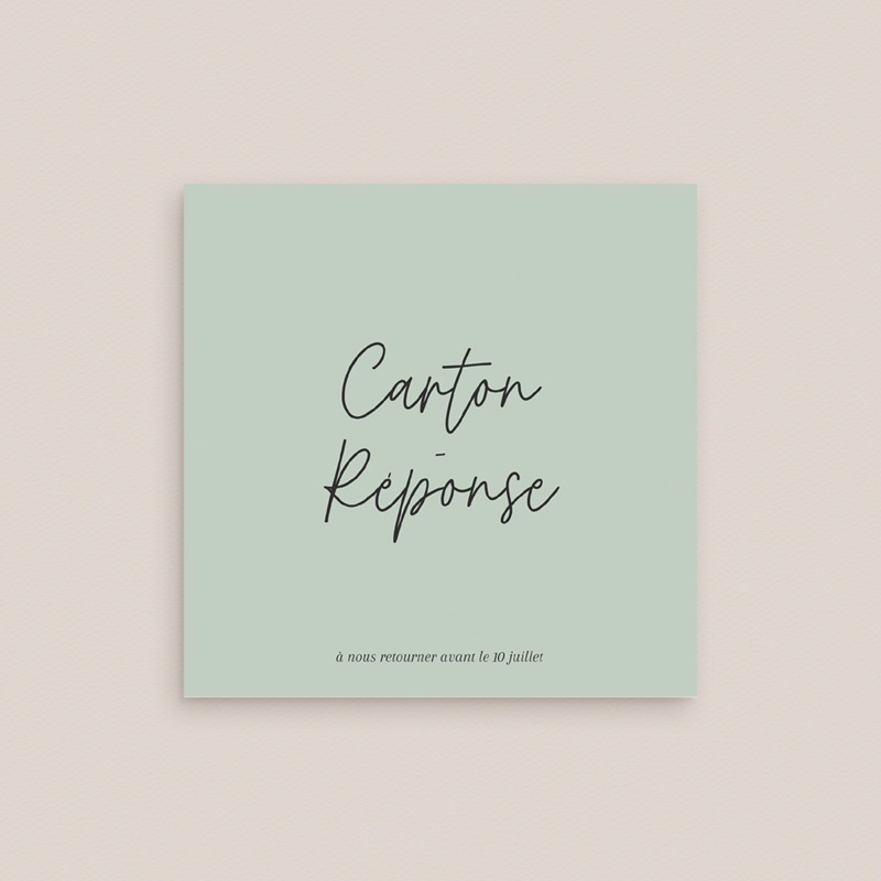 Carton réponse mariage Rameaux d’Amour gratuit