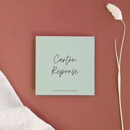 Carton réponse mariage Rameaux d’Amour