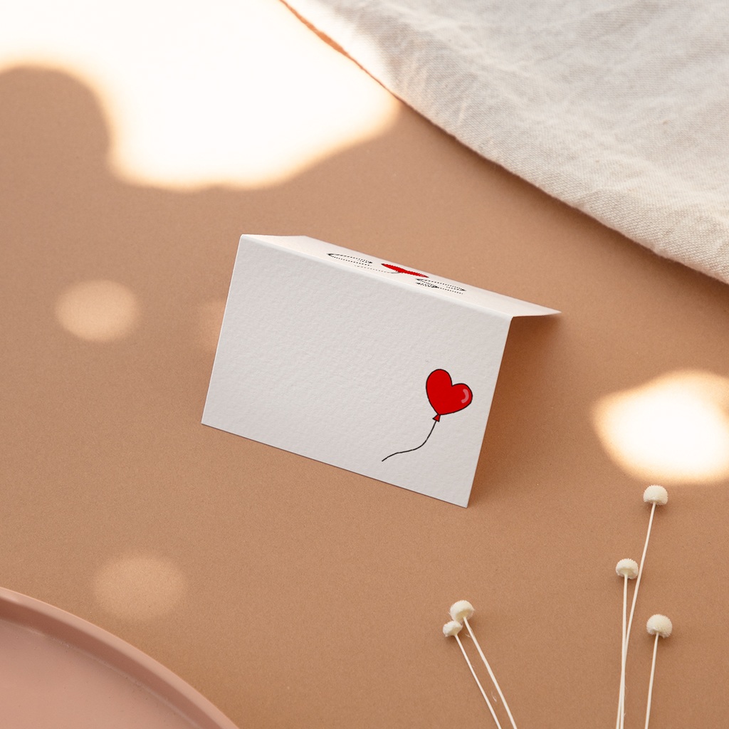 Marque-place mariage Emportés par l’Amour