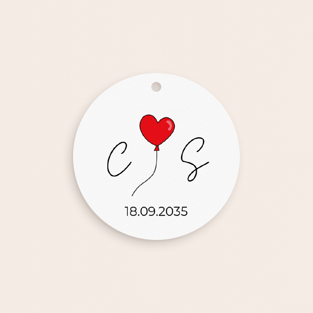 Etiquettes cadeaux mariage Emportés par l’Amour gratuit