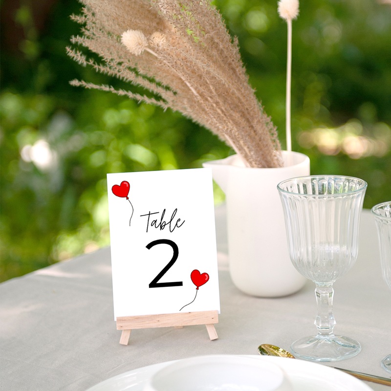 Marque table mariage Emportés par l’Amour gratuit