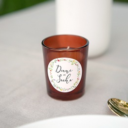 Etiquette enveloppes mariage Floralement Vôtre gratuit