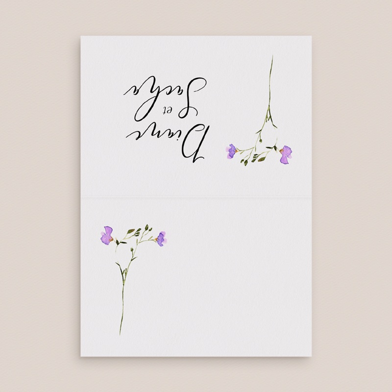 Marque-place mariage Floralement Vôtre pas cher