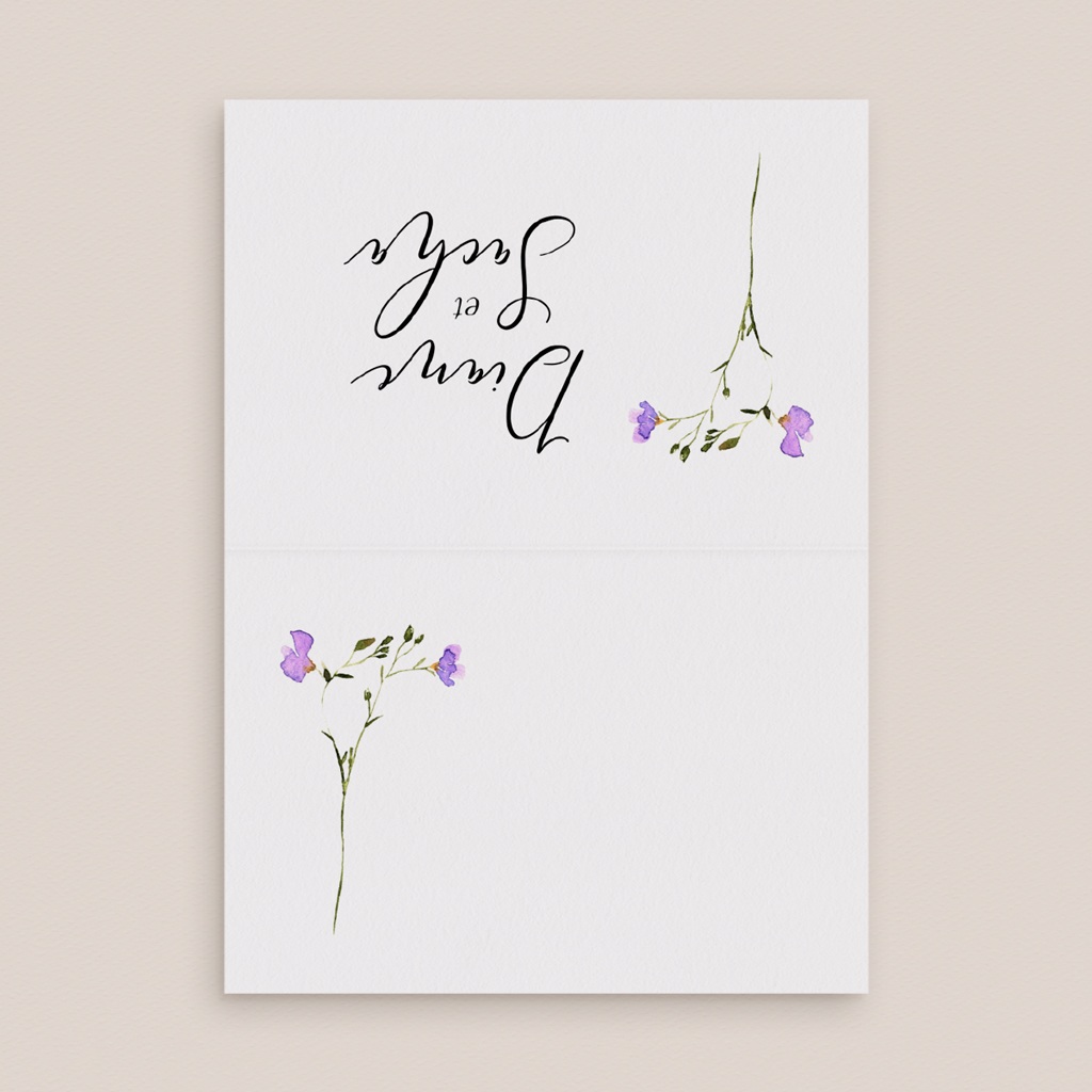 Marque-place mariage Floralement Vôtre pas cher