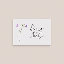 Marque-place mariage Floralement Vôtre gratuit