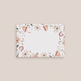 Marque-place mariage Fleurs de Bonheur gratuit