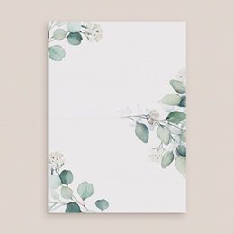 Marque-place mariage Eucalyptus romantique pas cher