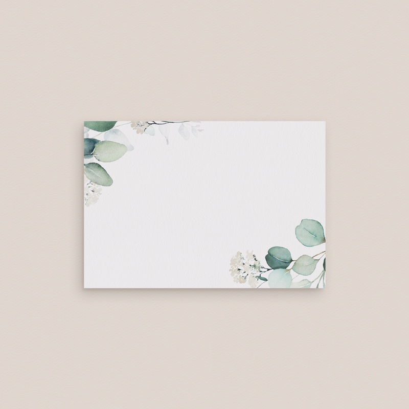 Marque-place mariage Eucalyptus romantique gratuit
