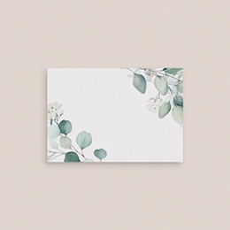 Marque-place mariage Eucalyptus romantique