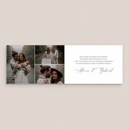 Carte de remerciement mariage Eucalyptus romantique pas cher