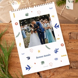 Calendrier personnalisé L’Amour au Fil du Temps A3