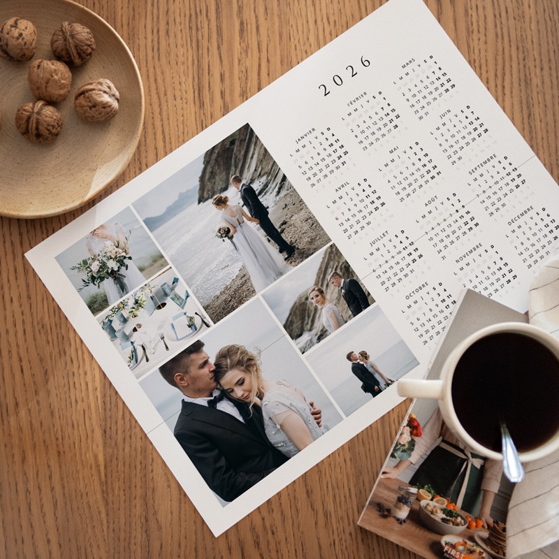 Calendrier personnalisé L’Année du Oui A3 paysage