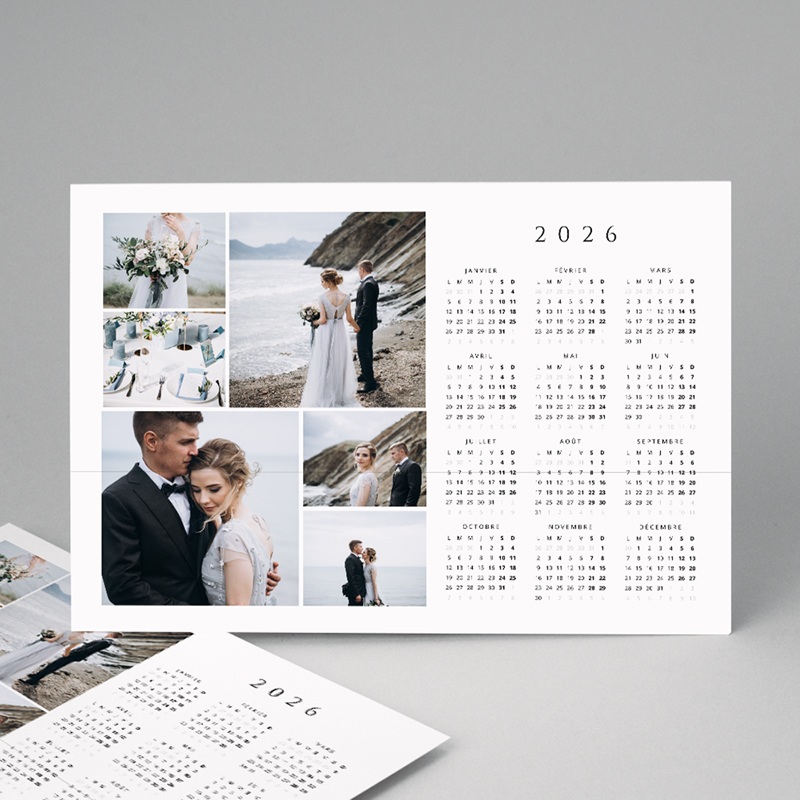 Calendrier personnalisé L’Année du Oui A3 paysage pas cher