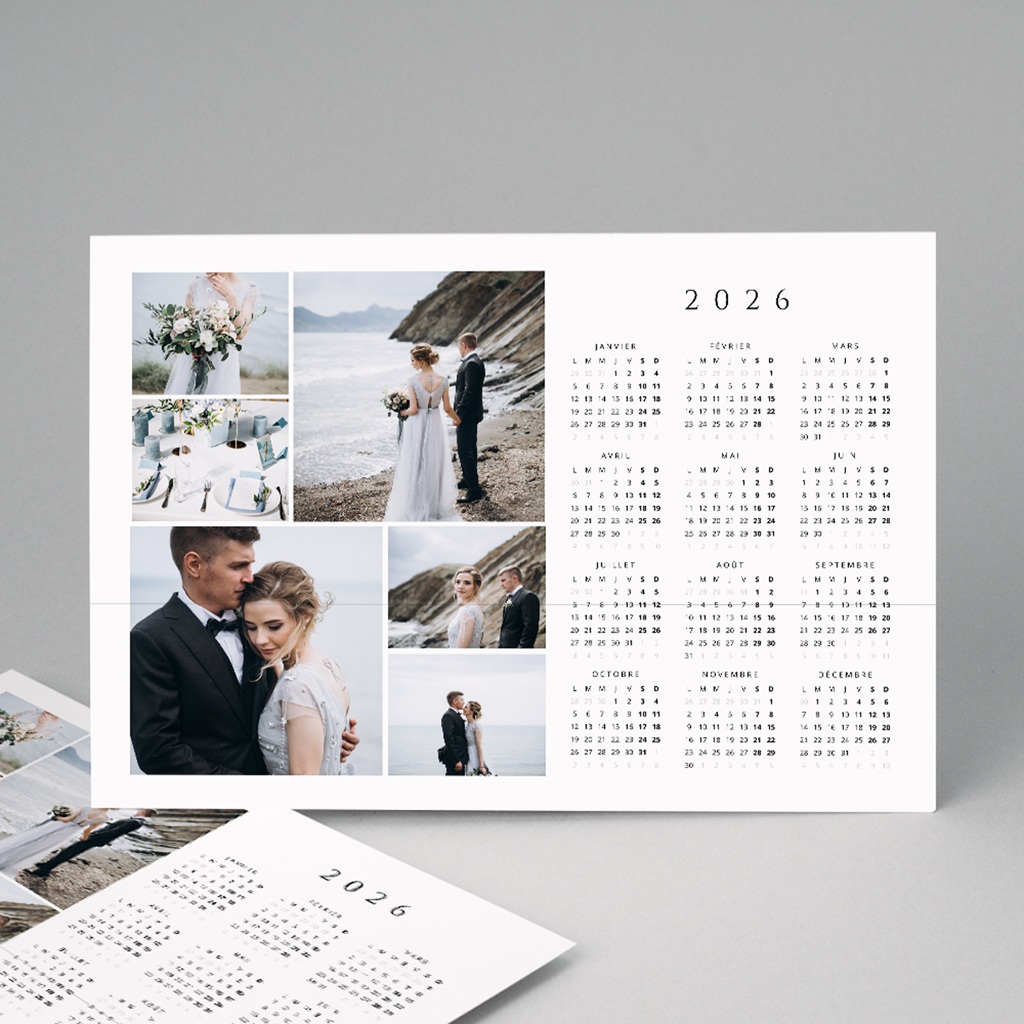 Calendrier personnalisé L’Année du Oui A3 paysage pas cher