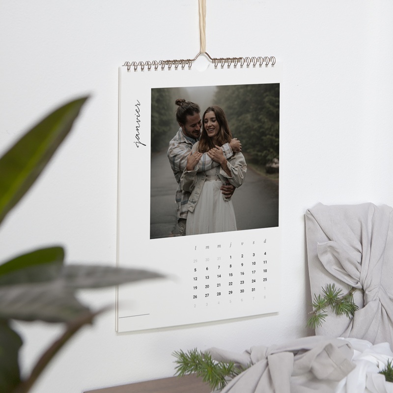 Calendrier personnalisé Unis par le Cœur pas cher