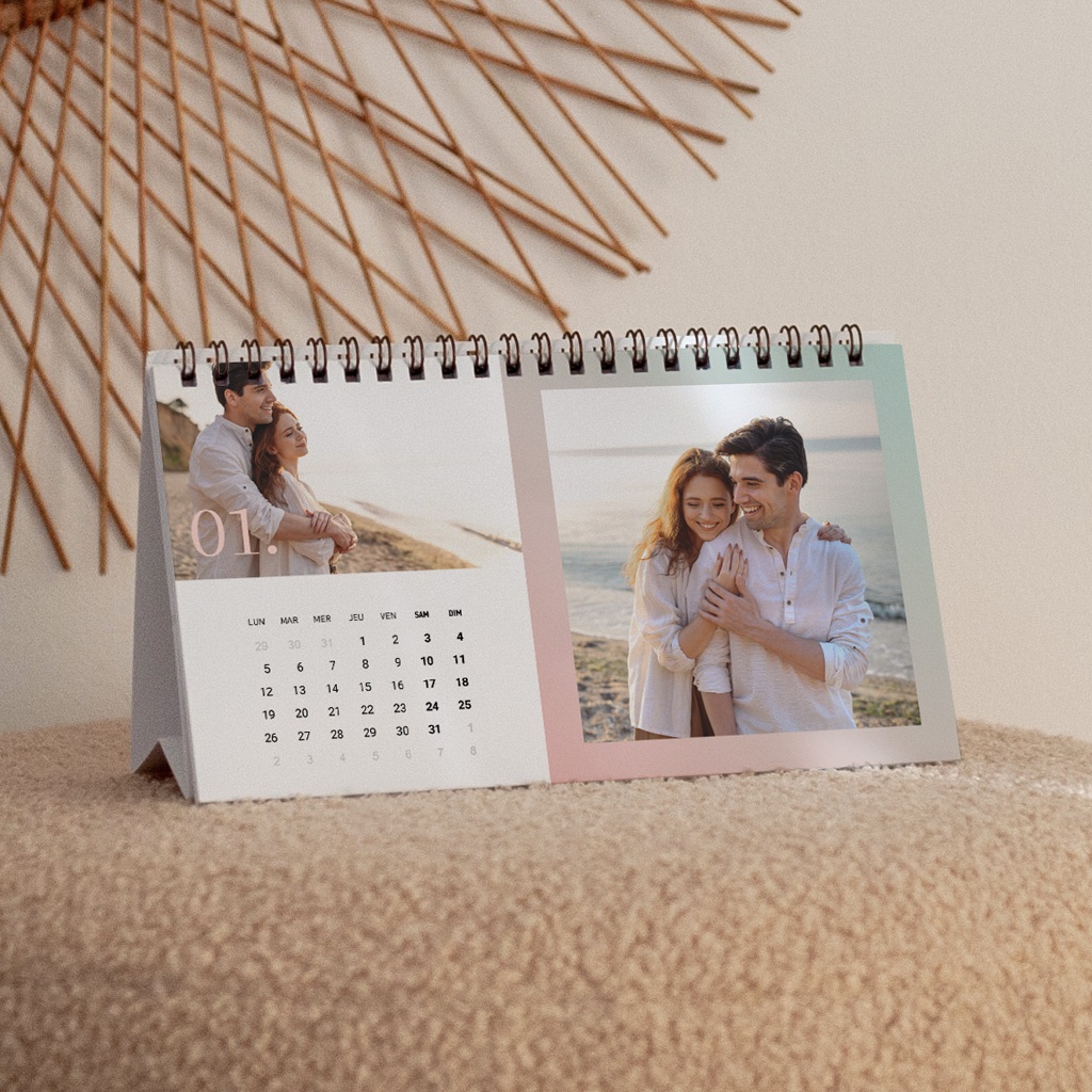 Calendrier personnalisé Petits Bonheurs Quotidiens pas cher