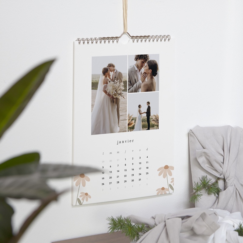 Calendrier personnalisé Une Année à Deux pas cher